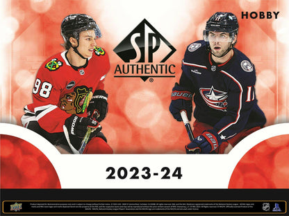 2023/24 Upper Deck SP Authentic Hockey Hobby Box