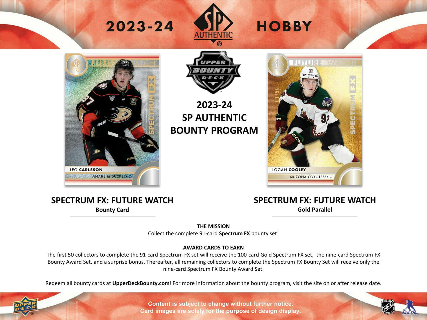 2023/24 Upper Deck SP Authentic Hockey Hobby Box