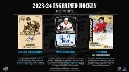 2023/24 Upper Deck Engrained Hockey Hobby Box