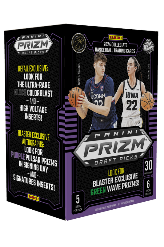 2024/25 Panini Prizm Draft Picks Collegiate Basketball Hobby Blaster Box