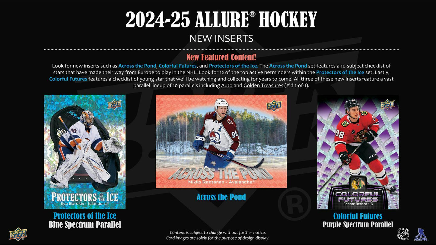 2024/25 Upper Deck Allure Hockey Hobby Box