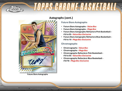 2024/25 Topps Chrome Basketball Mega Box