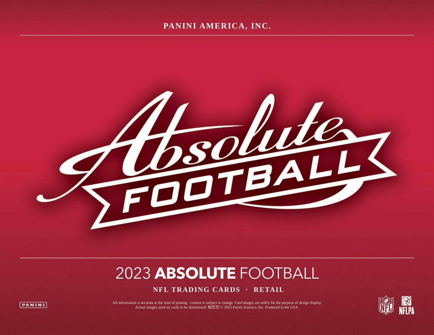 2023 Panini Absolute Football 6-Pack Blaster Box (Green Parallels!)