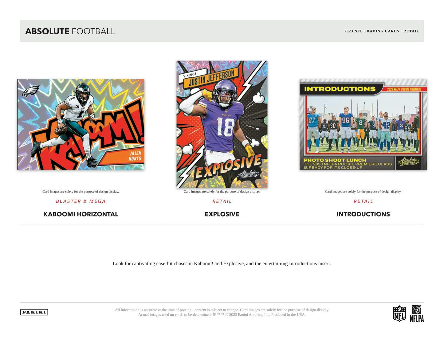 2023 Panini Absolute Football 6-Pack Blaster Box (Green Parallels!)