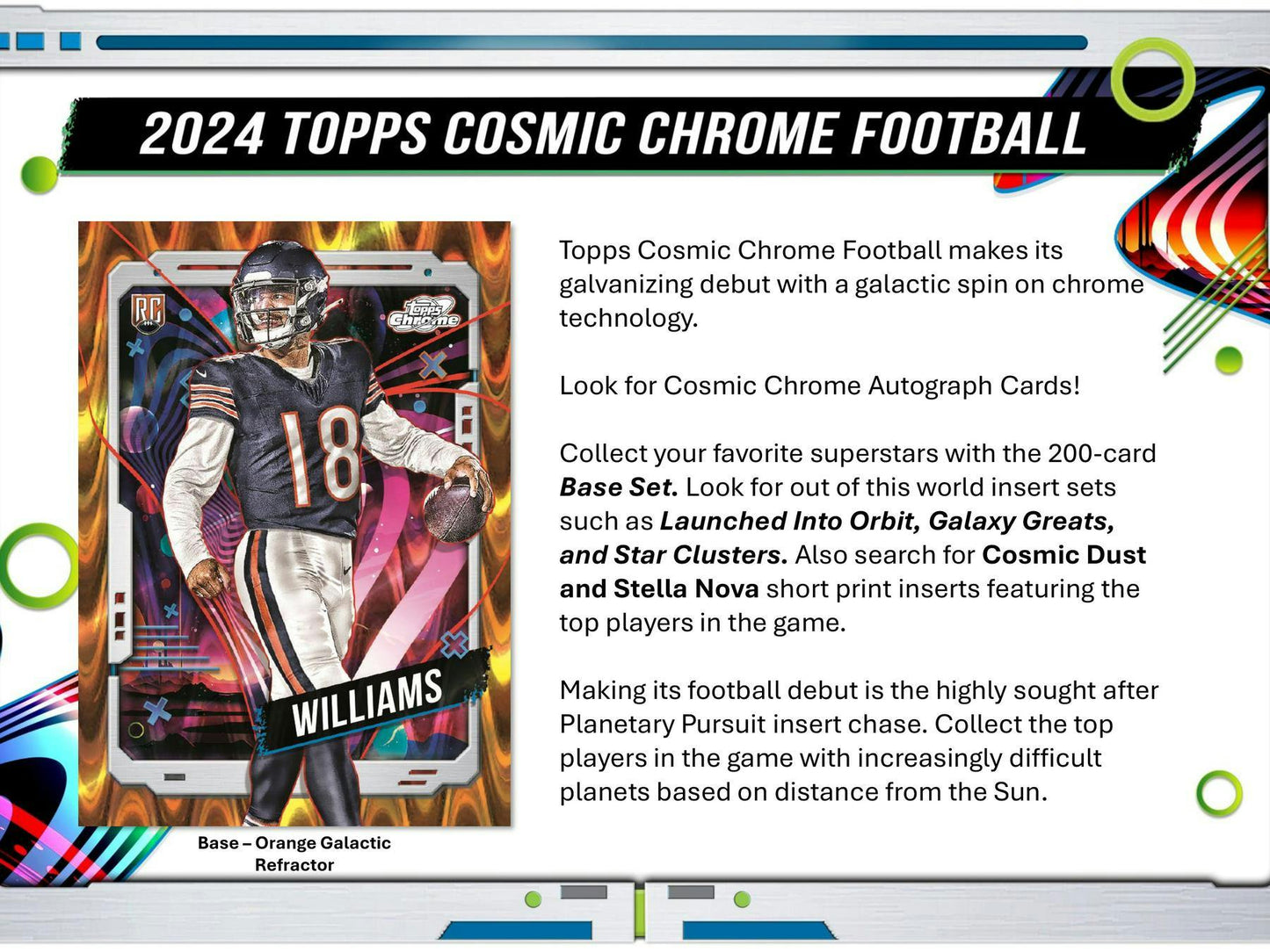 2024 Topps Cosmic Chrome Football Hobby Box