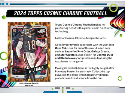 2024 Topps Cosmic Chrome Football Hobby Box