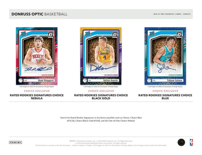 2024/25 Panini Donruss Optic Basketball Choice Box