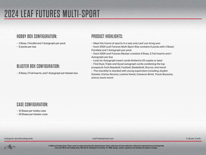 2024 Leaf Futures Multisport Blaster Box