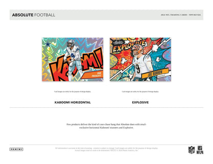 2024 Panini Absolute Football 6-Pack Blaster Box (Green Parallels!)