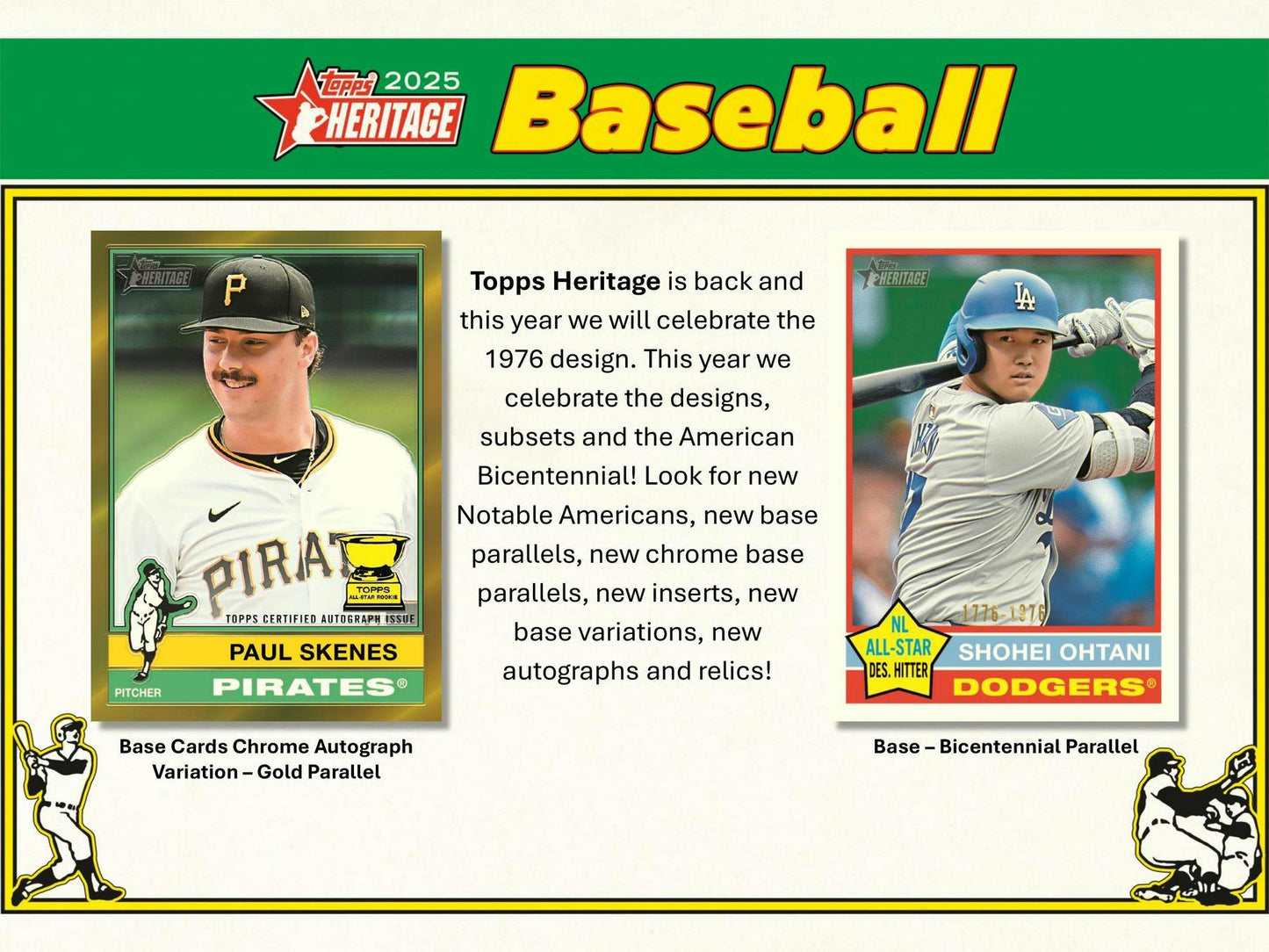 2025 Topps Heritage Baseball Mega Box