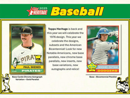 2025 Topps Heritage Baseball Mega Box