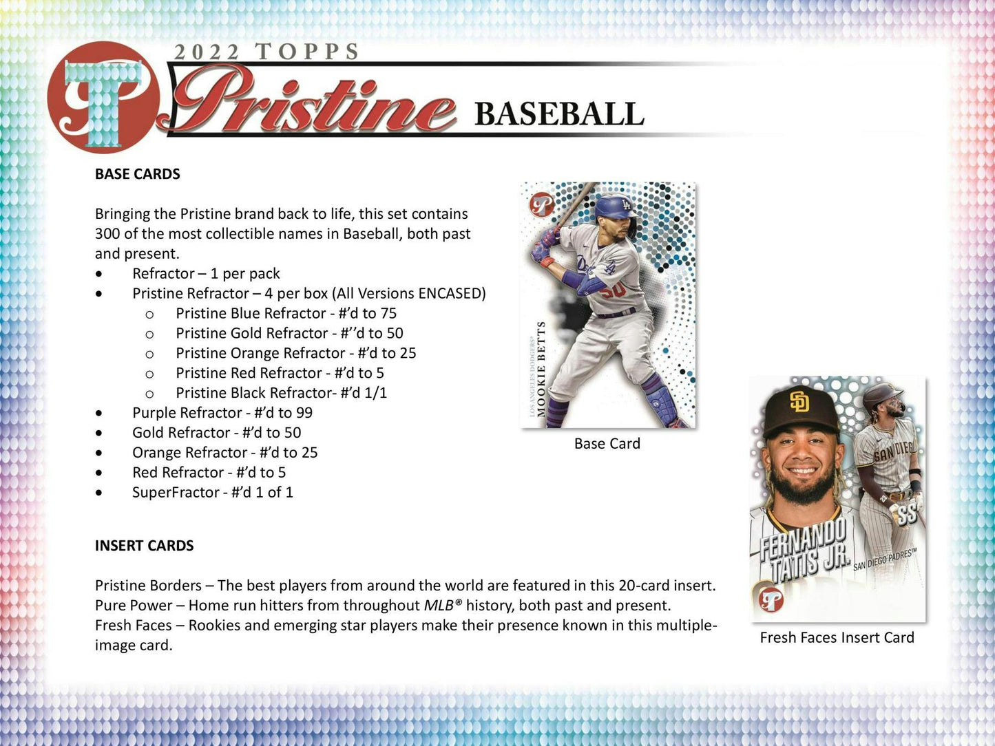 2022 Topps Pristine Baseball Hobby Box