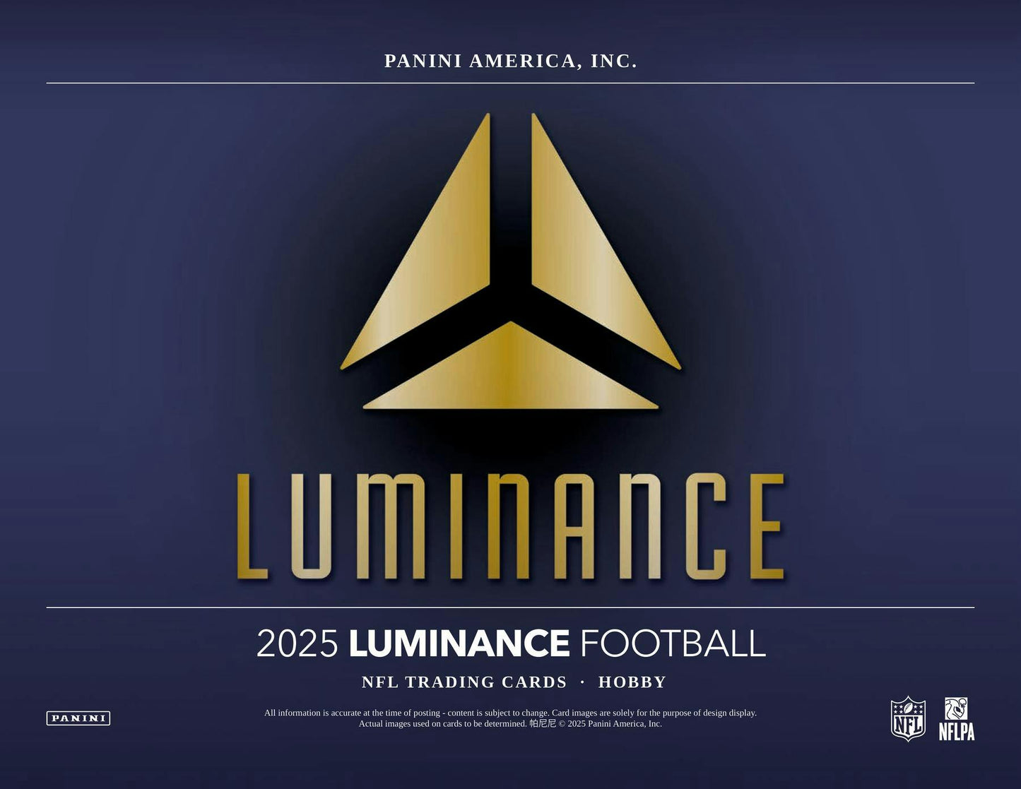 2025 Panini Luminance Football Hobby Box