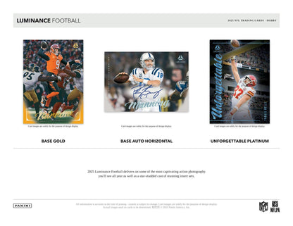 2025 Panini Luminance Football Hobby Box