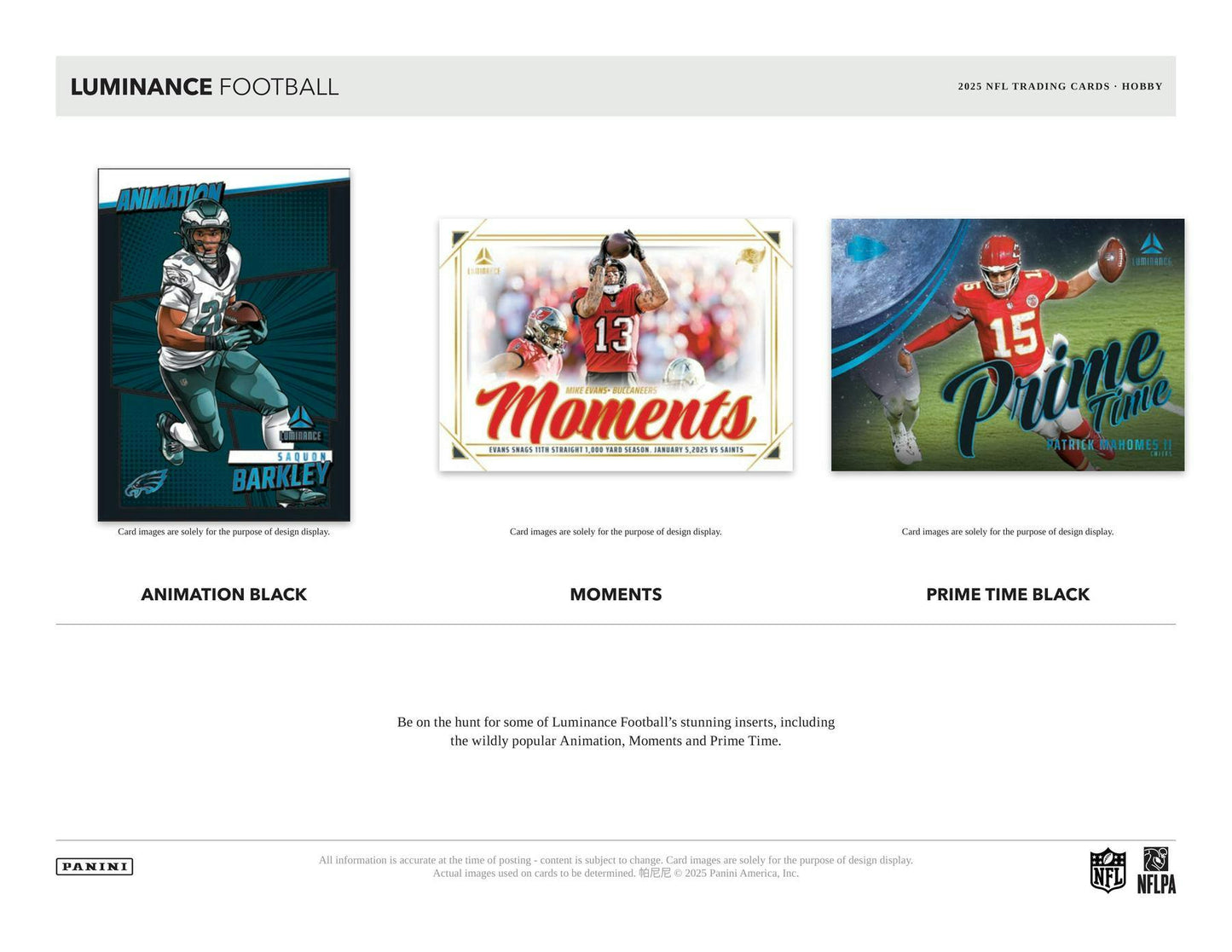 2025 Panini Luminance Football Hobby Box