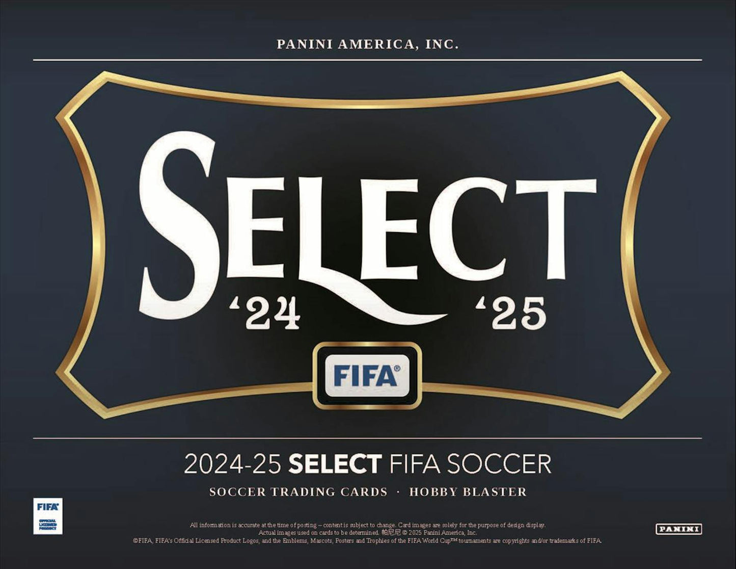 2024/25 Panini Select FIFA Soccer 6-Pack Hobby Blaster Box