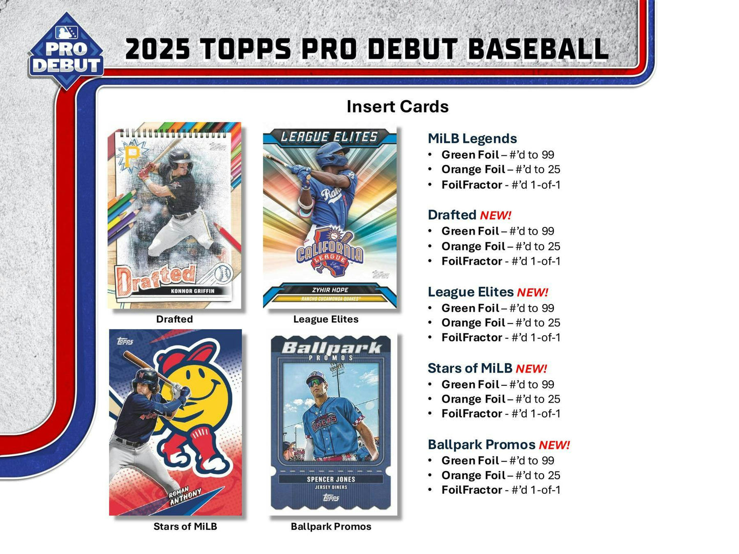2025 Topps Pro Debut Baseball Hobby Jumbo Box