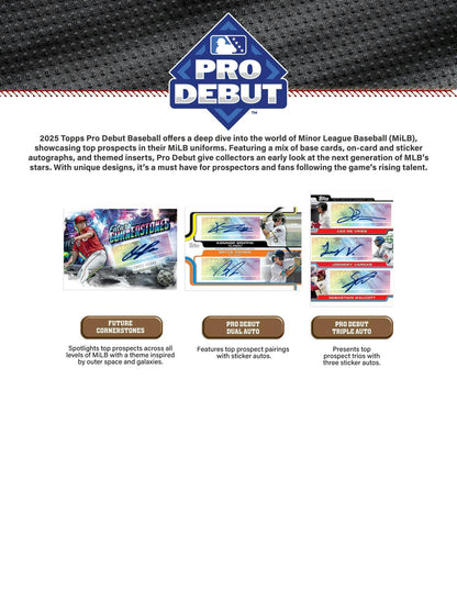 2025 Topps Pro Debut Baseball Hobby Jumbo Box