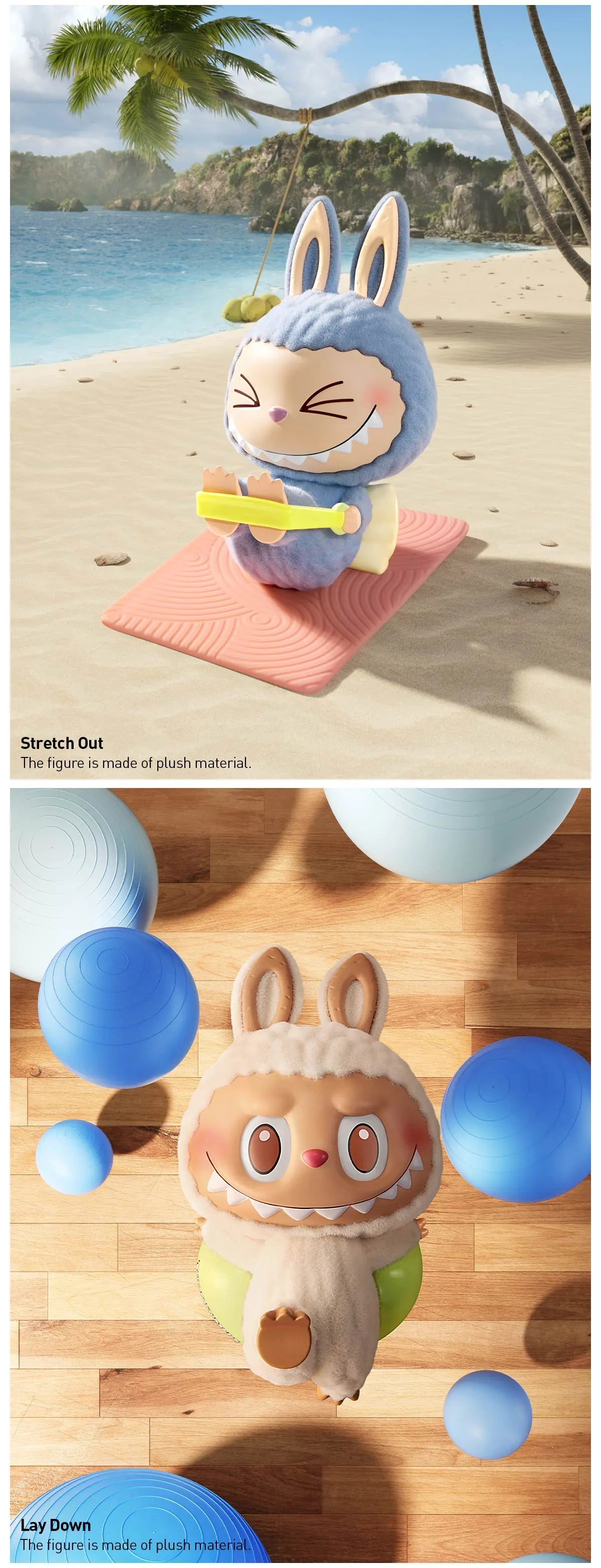 Labubu - Lazy Yoga Figure