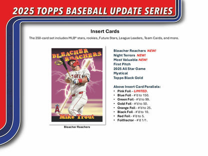 2025 Topps Update Series Baseball 7-Pack Blaster Box