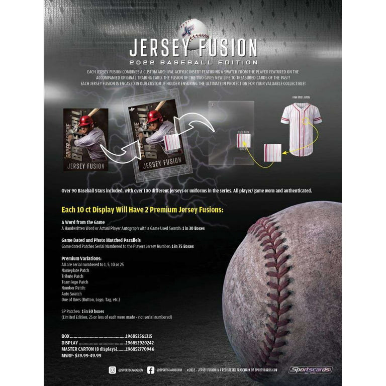 2022 Jersey Fusion Baseball Edition Box