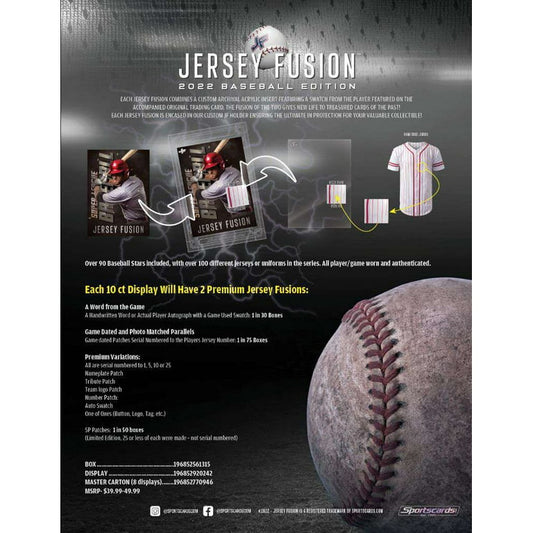 2022 Jersey Fusion Baseball Edition Box