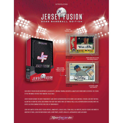 2022 Jersey Fusion Baseball Edition Box