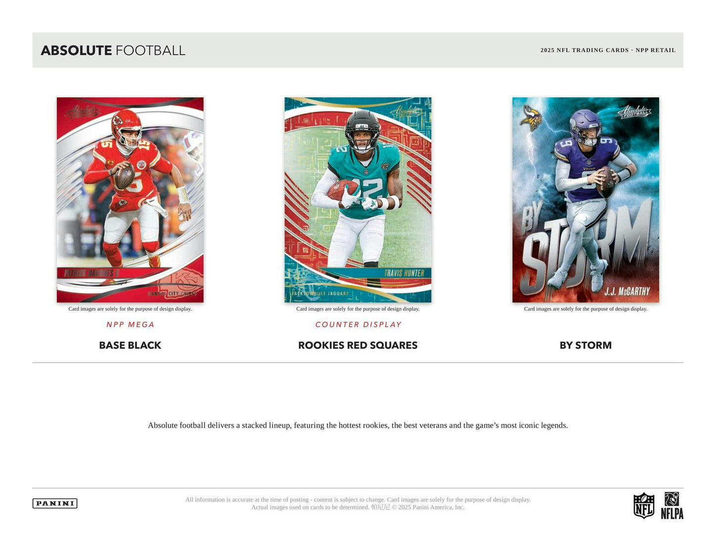 2025 Panini Absolute Football 6-Pack Blaster Box