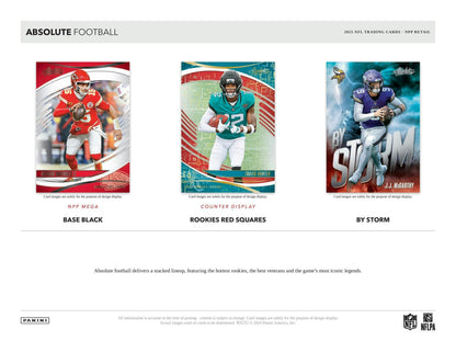 2025 Panini Absolute Football 6-Pack Blaster Box