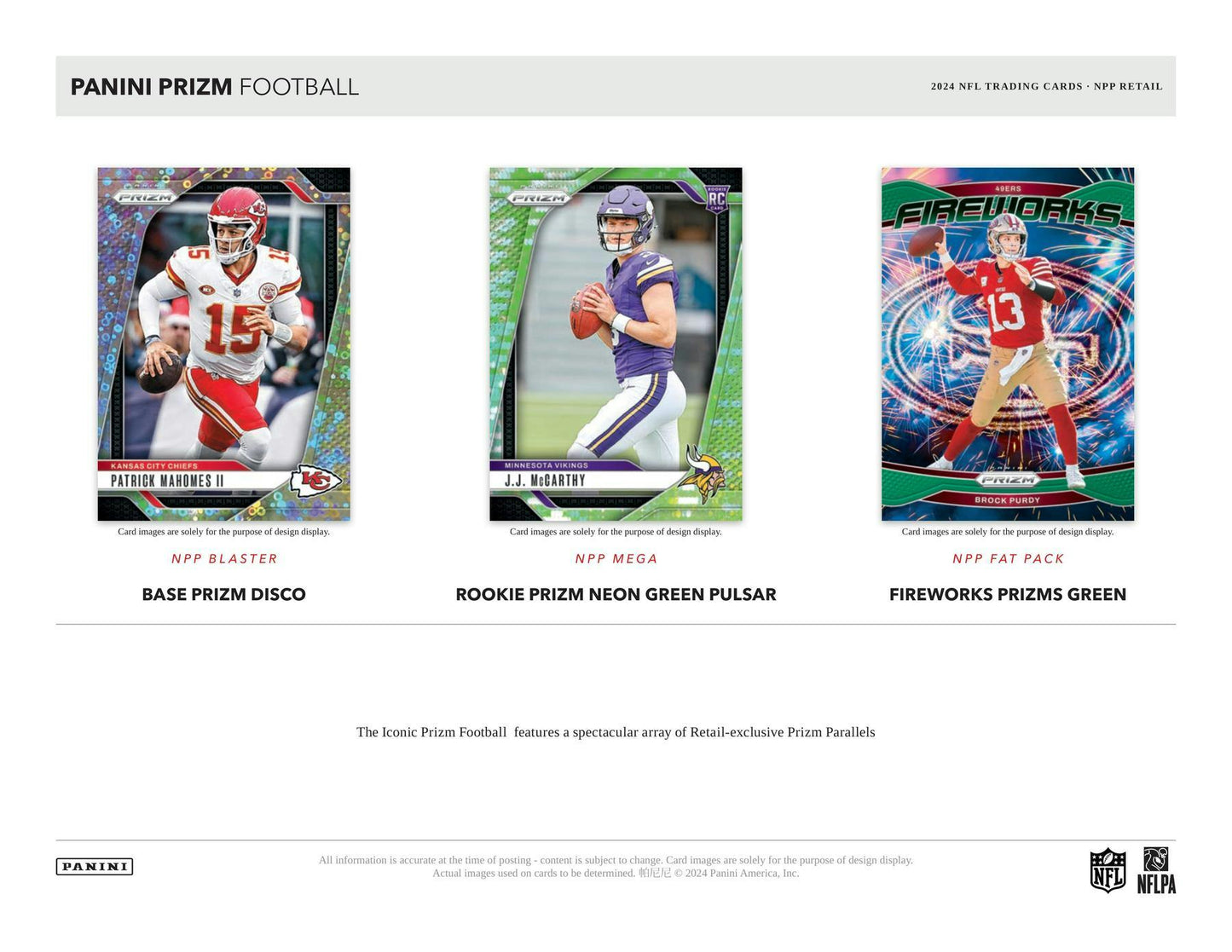 2024 Panini Prizm Football Blaster Box (Lazer Prizms!)