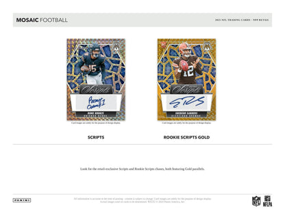2025 Panini Mosaic Football 6-Pack Blaster Box