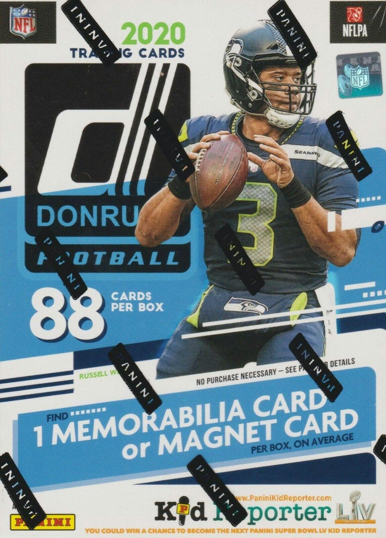 2020 Panini Donruss Football 11-Pack Blaster Box (Blue)
