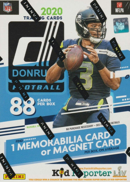 2020 Panini Donruss Football 11-Pack Blaster Box (Blue)