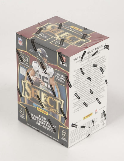 2022 Panini Select Football 6-Pack Blaster Box (Red & Blue Die-Cuts!)
