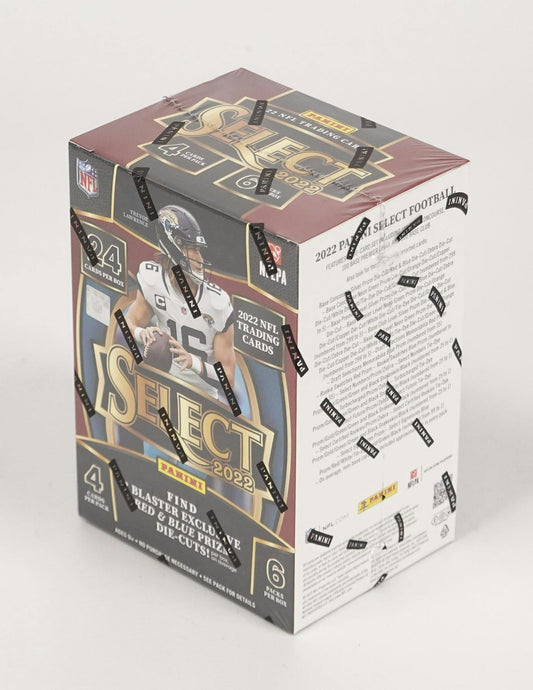 2022 Panini Select Football 6-Pack Blaster Box (Red & Blue Die-Cuts!)
