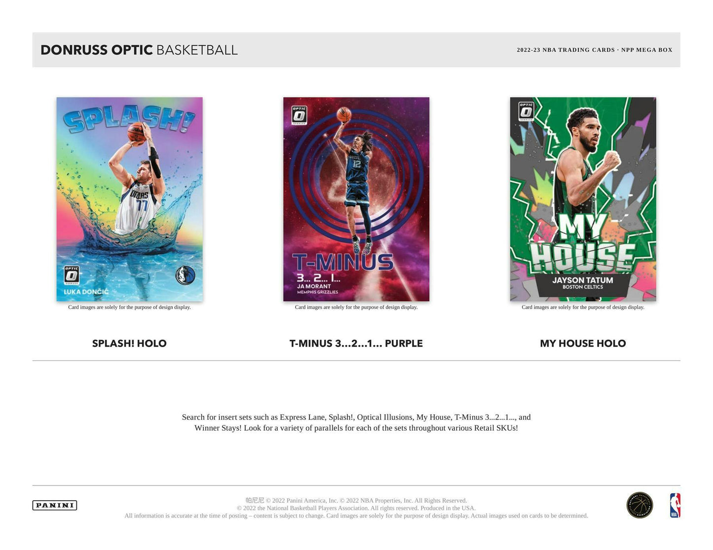 2022/23 Panini Donruss Optic Basketball Mega Box (Hyper Pink Prizms)
