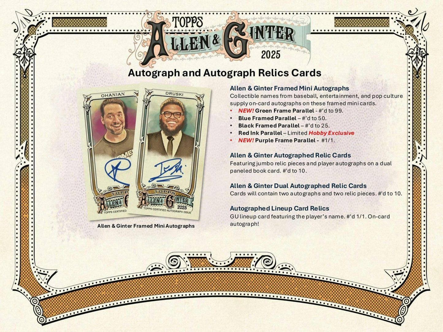 2025 Topps Allen & Ginter Baseball Hobby Box