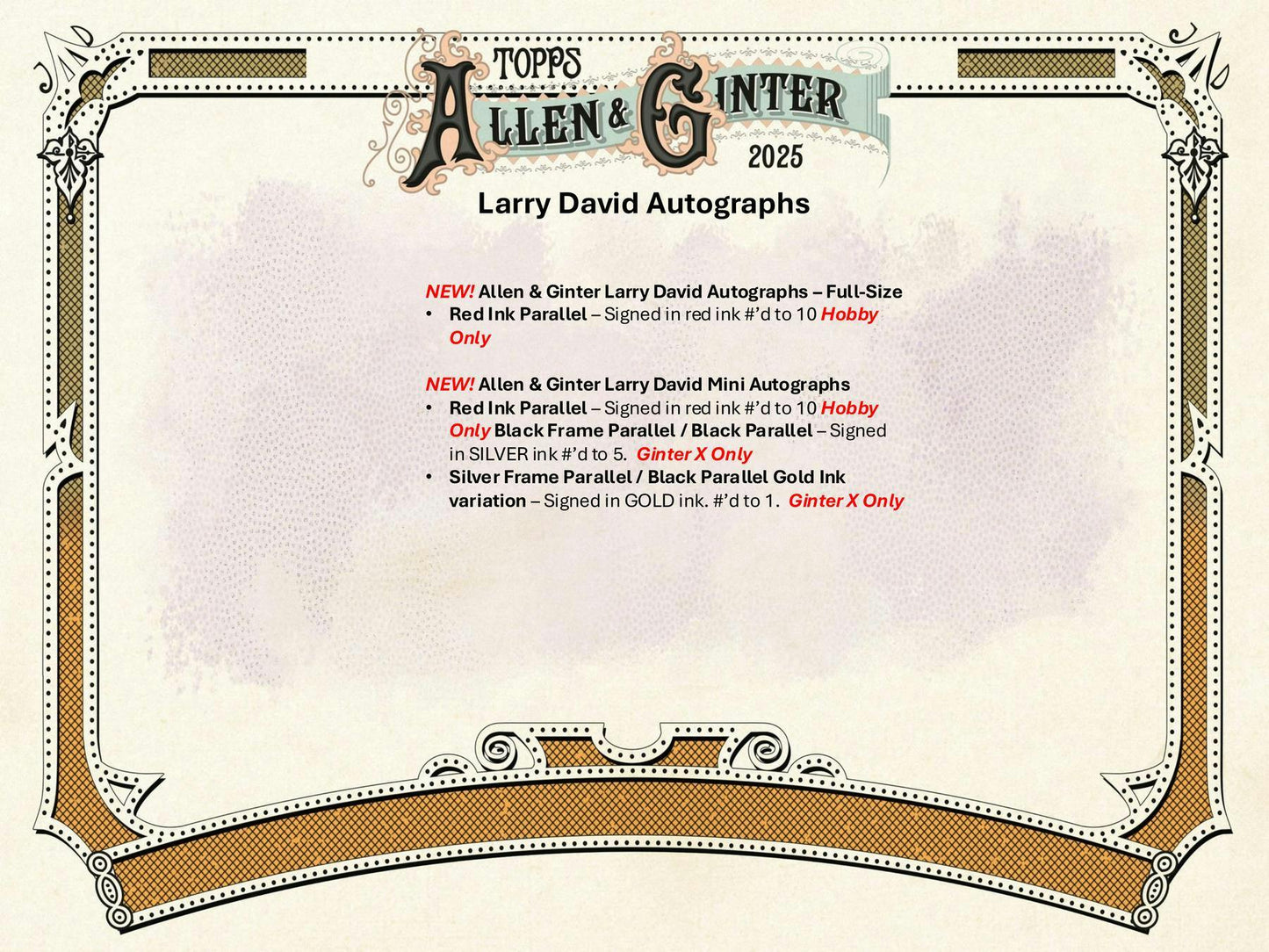 2025 Topps Allen & Ginter Baseball Hobby Box