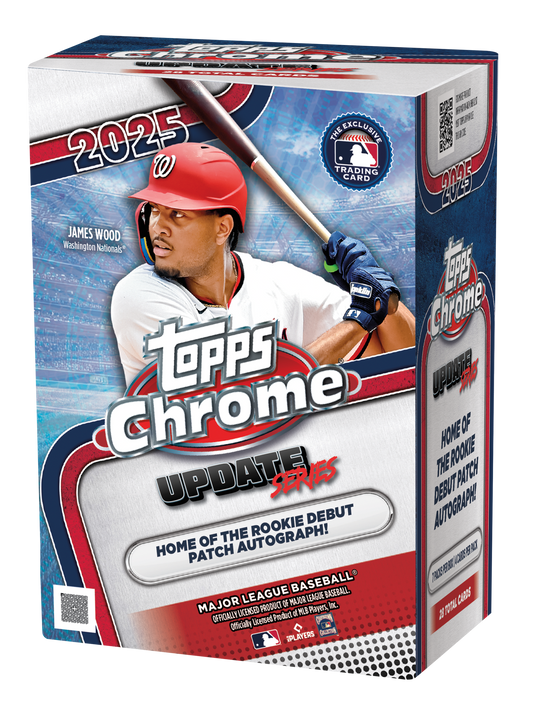 2025 Topps Chrome Update Series Baseball 7-Pack Blaster Box