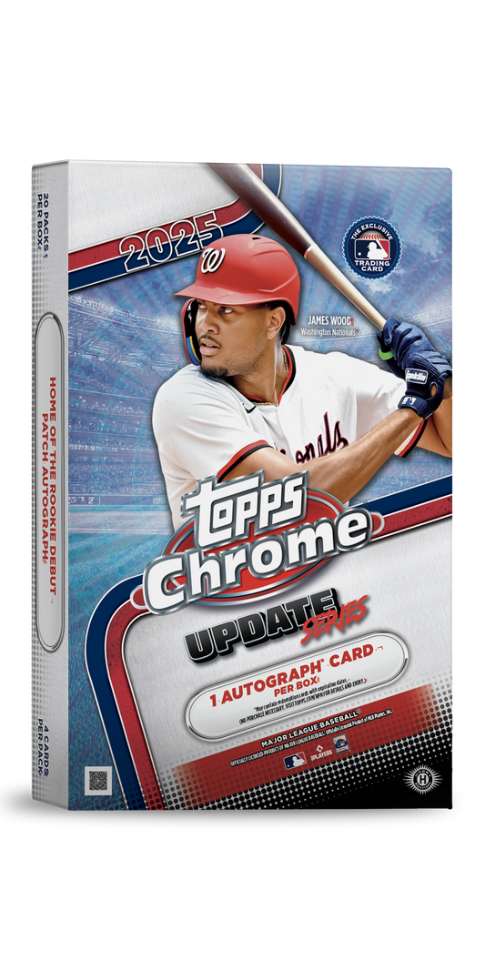 2025 Topps Chrome Update Series Baseball Hobby Box