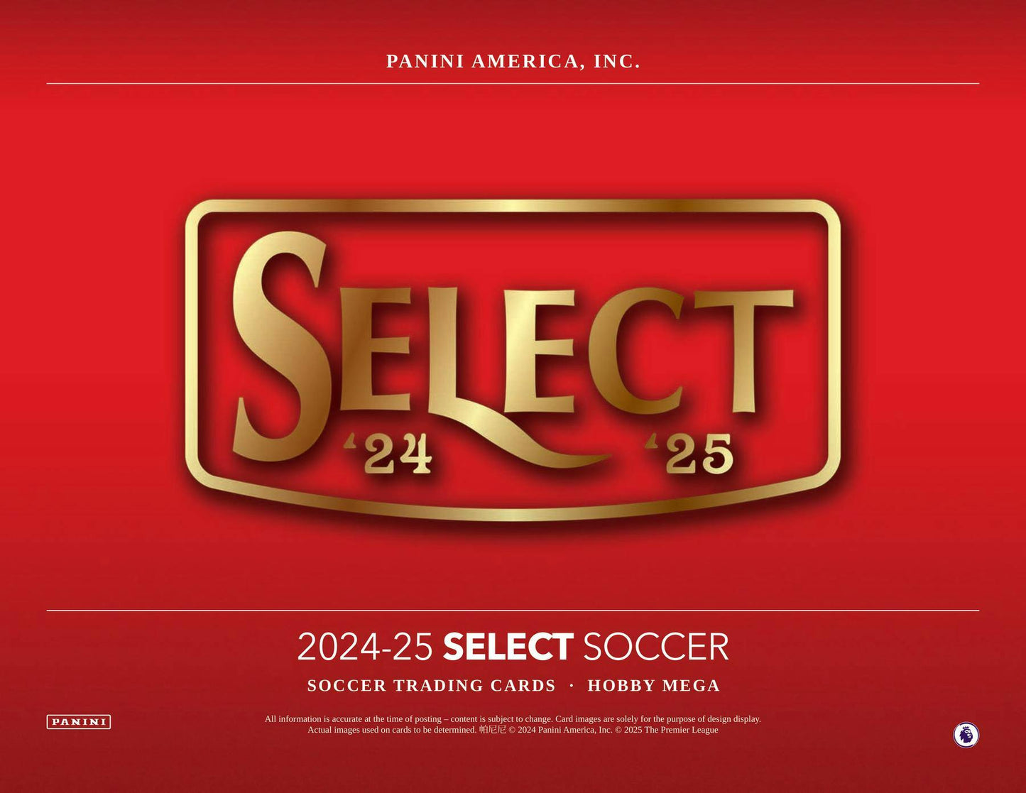 2024/25 Panini Select Premier League EPL Soccer Hobby Mega Box