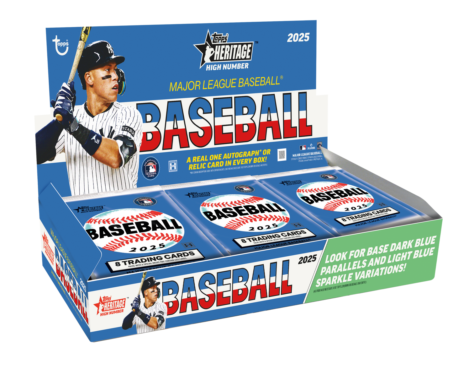 2025 Topps Heritage High Number Baseball Hobby Pack