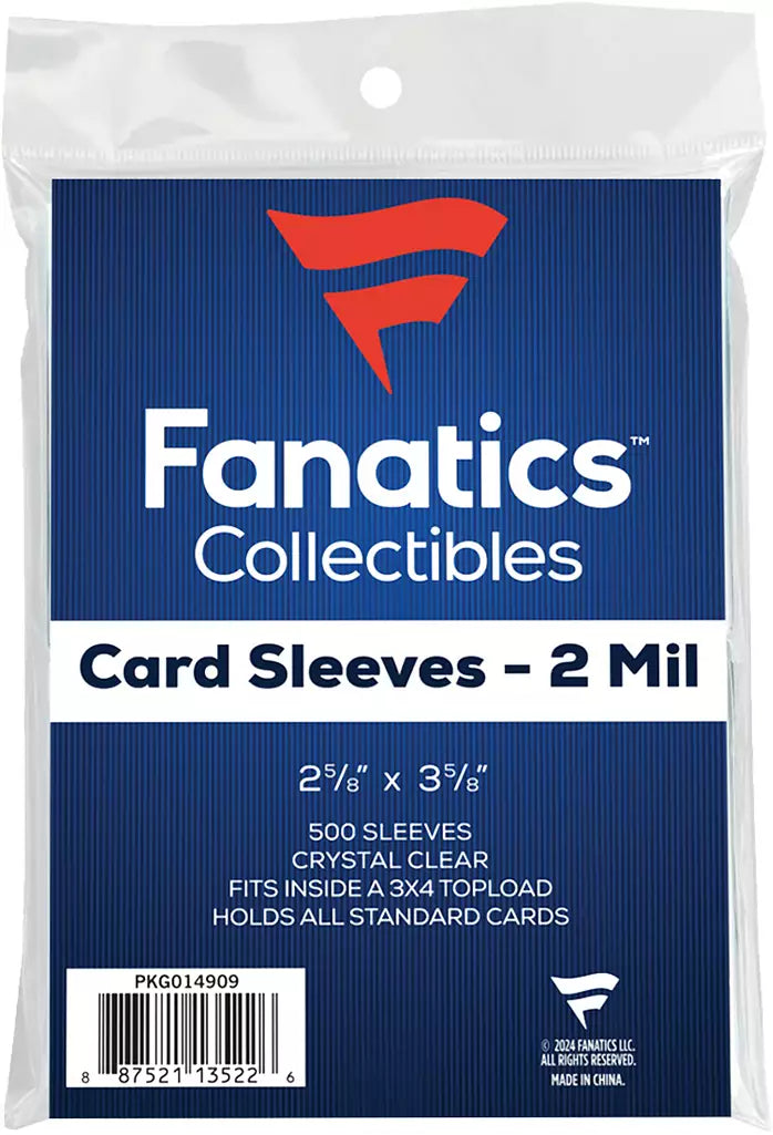 Fanatics Collectibles Soft Sleeves - 100 Count