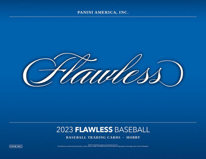 2023 Panini Flawless Baseball Hobby Box