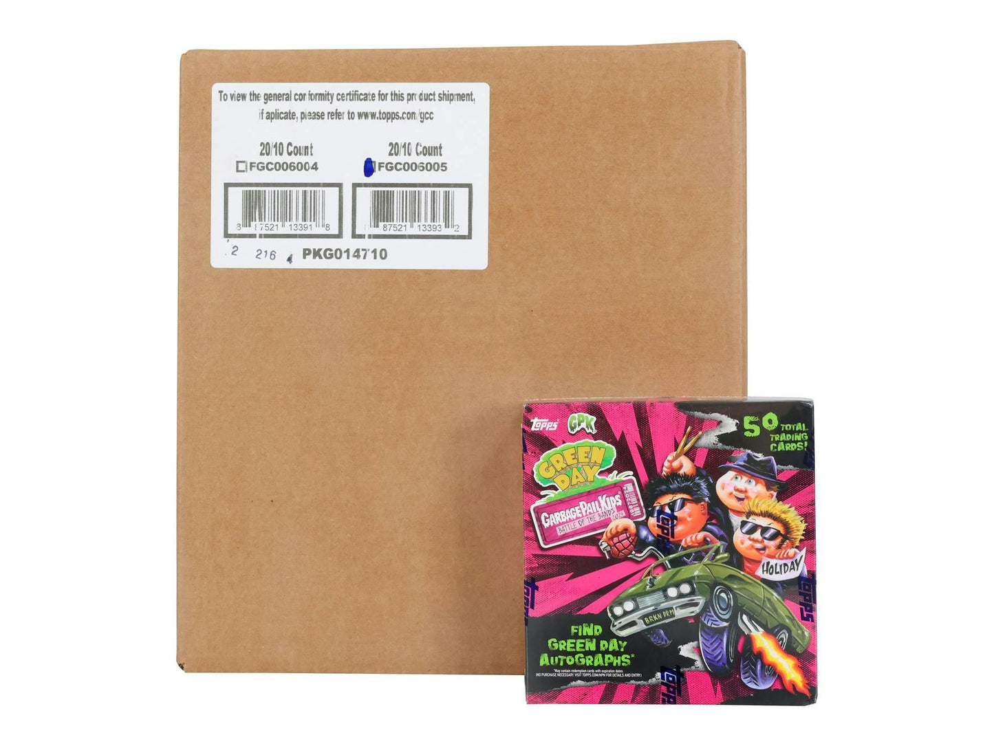 Garbage Pail Kids Battle of the Bands - Green Day Hobby 20-Box Case (Topps 2024)