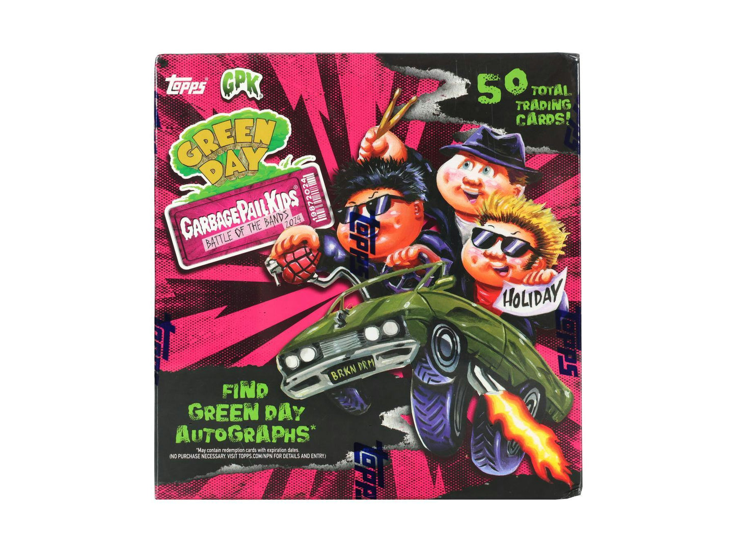 Garbage Pail Kids Battle of the Bands - Green Day Hobby 20-Box Case (Topps 2024)