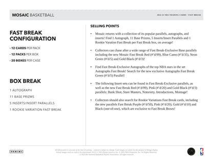 Mosaic Fast Break NBA 2024-25