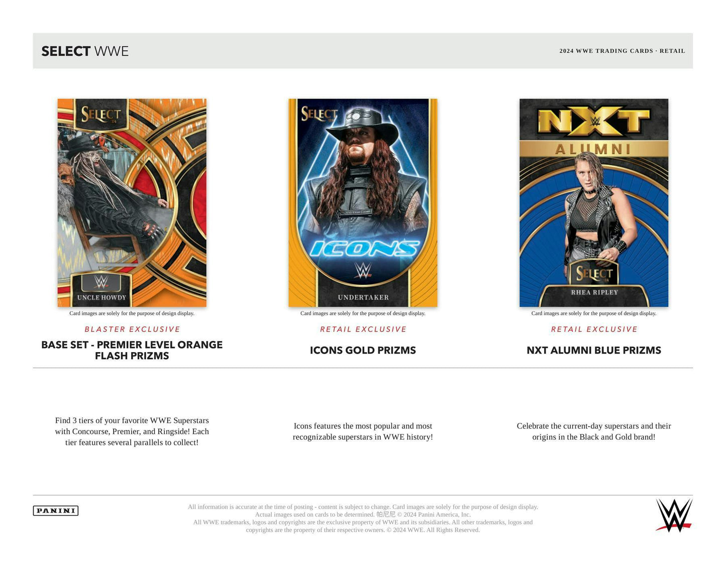 2024 Panini Select WWE Wrestling 6-Pack Blaster Box