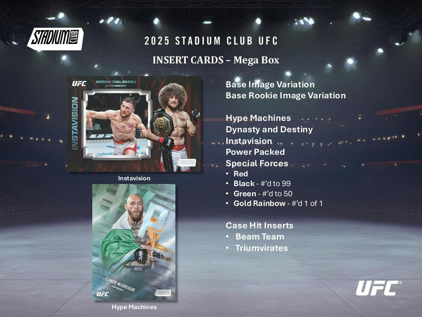2025 Topps Stadium Club UFC Mega Box