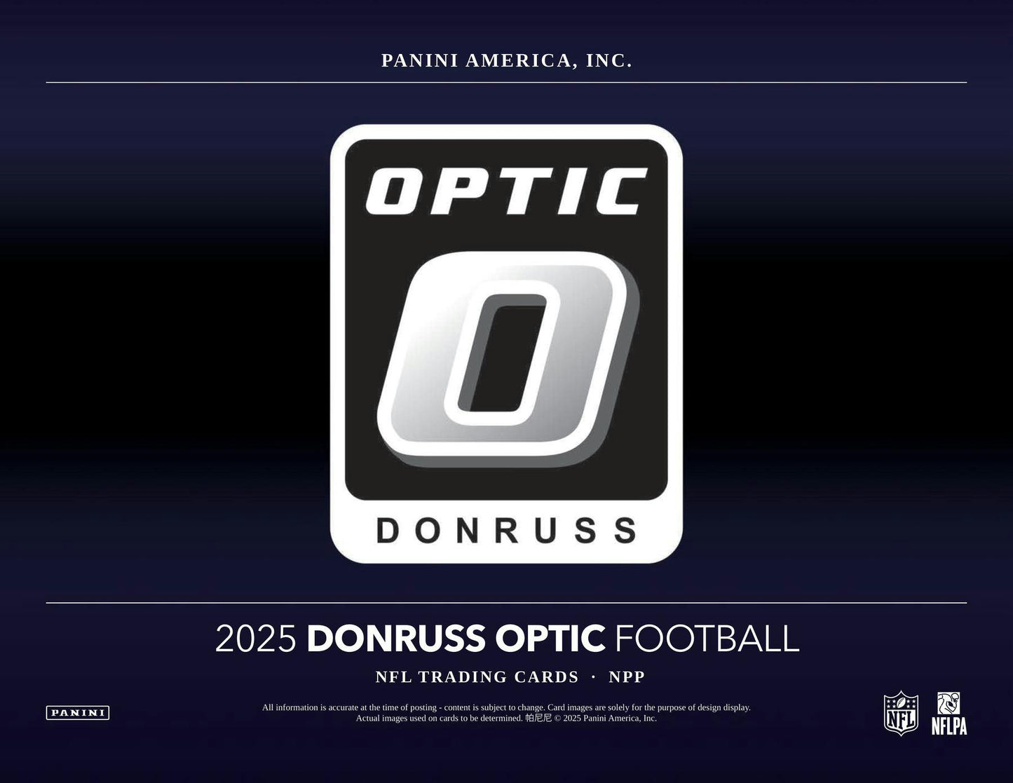 2025 Panini Donruss Optic Football 6-Pack Blaster Box